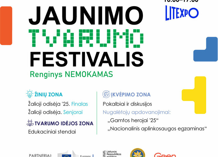 Jaunimo tvarumo festivalis – vieta, kur gimsta idėjos tvariai ateičiai!