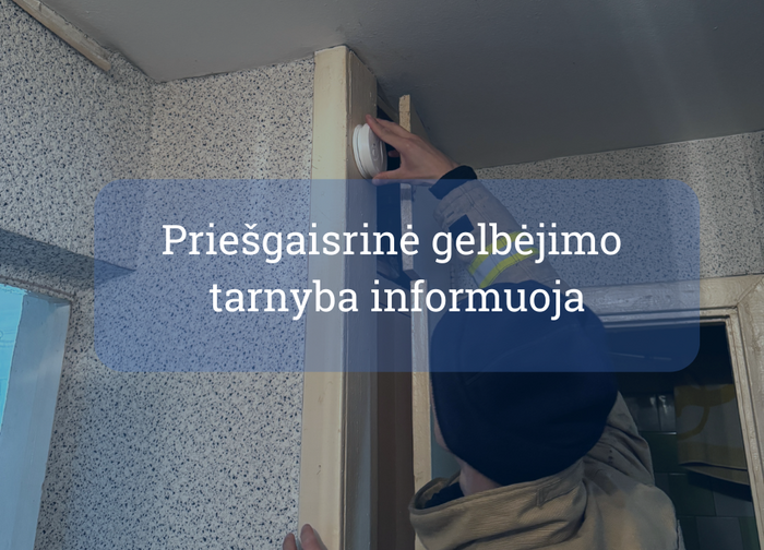 Lapkričio 18 d. minima Europos dūmų detektoriaus diena