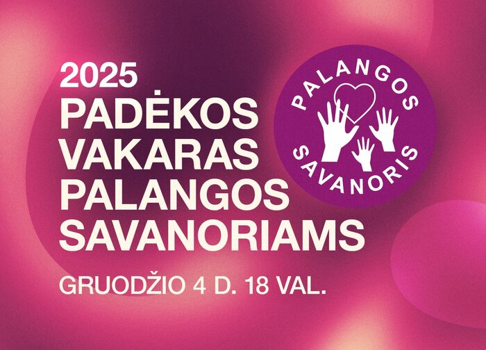 Jaukus ir vienijantis Padėkos Palangos savanoriams vakaras – gruodžio 4-ąją Kurhauze