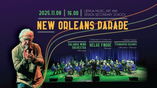 Palangos orkestras ir legendinis Helge Førde surengs koncertą Liepojoje
