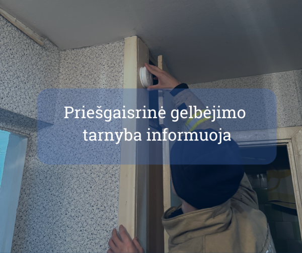 Lapkričio 18 d. minima Europos dūmų detektoriaus diena