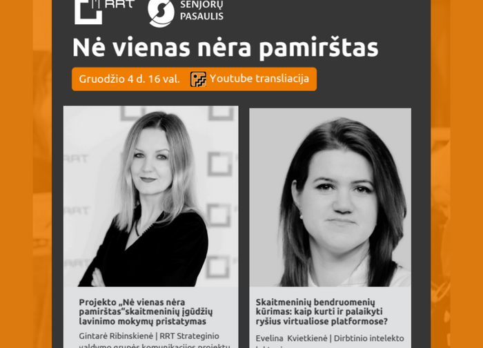 Kviečiame į Ryšių reguliavimo tarnybos inicijuotą ir Lietuvos Respublikos Prezidento globojamą...