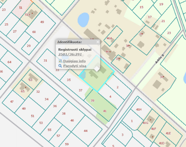 Gautas prašymas pakeisti žemės sklypo Vilimiškės kel. 43, Palangoje, naudojimo būdą