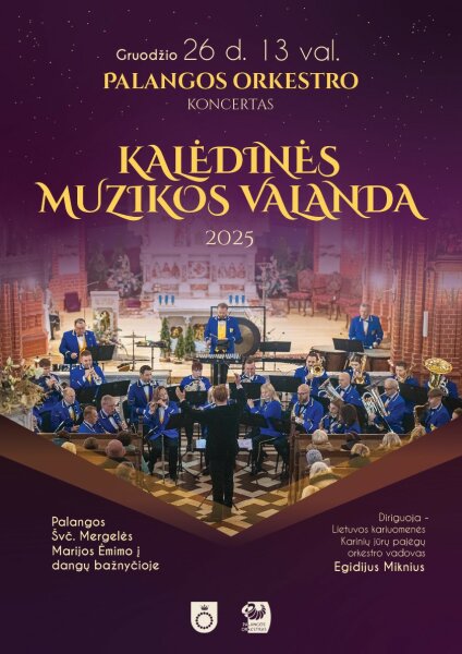 Antrąją šv. Kalėdų dieną Palangos orkestras dovanos koncertą Palangai 
