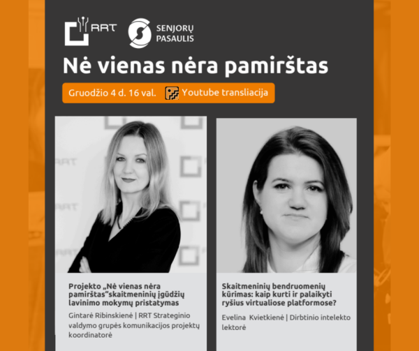 Kviečiame į Ryšių reguliavimo tarnybos inicijuotą ir Lietuvos Respublikos Prezidento globojamą...