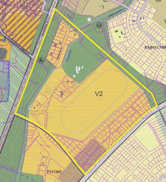 INFORMACINIS PRANEŠIMAS APIE PALANGOS MIESTO BENDROJO PLANO KOREGAVIMO (V2 RAJONE) RENGIMĄ