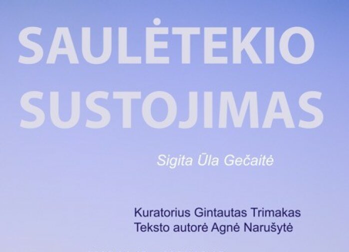 Nauja paroda Antano Mončio meno muziejuje: „Sigita Ūla Gečaitė. Saulėtekio sustojimas”