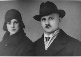 1.	Simonas Benjaminovičius su dukra Rachile, apie 1937 m. Palanga