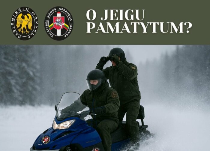 Kvietimas tapti pasieniečiu – pradėk savo kelią Pasieniečių mokykloje