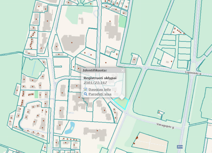 Gautas prašymas pakeisti žemės sklypo Vanagupės g. 49, Palangoje, naudojimo būdą