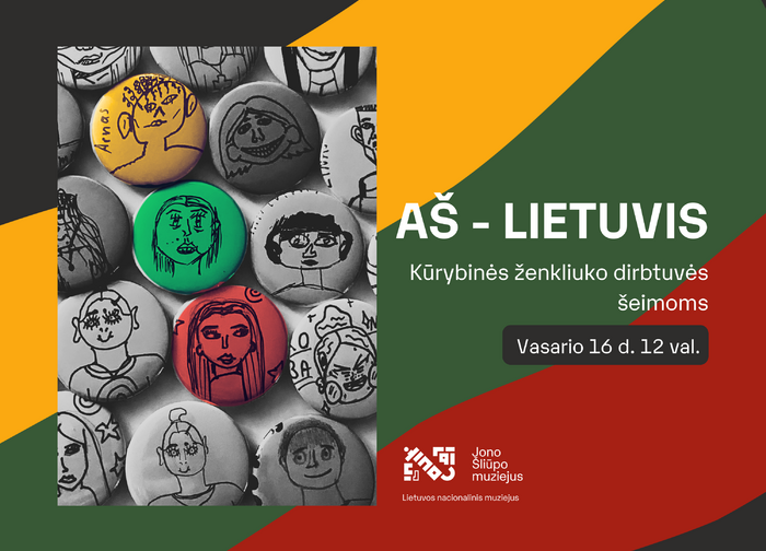  Vasario 16 dieną šventinės ženkliuko dirbtuvės šeimoms Palangos burmistro Jono Šliūpo muziejuje