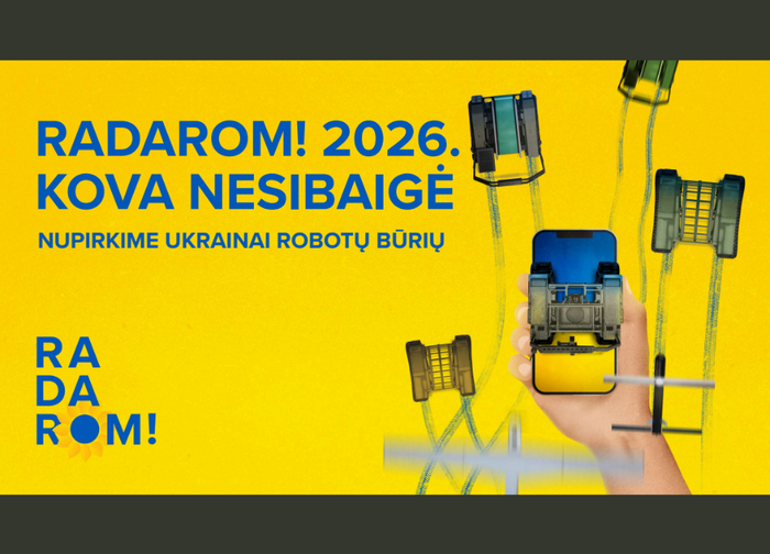 Prisidėkite prie akcijos RADAROM! 2026