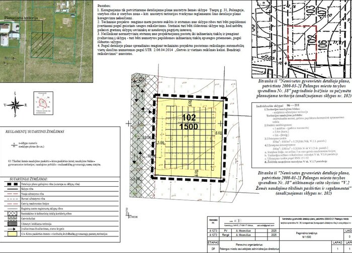 Informuojame, kad parengtas Nemirsetos gyvenvietės detaliojo plano, patvirtinto 2000-03-21...