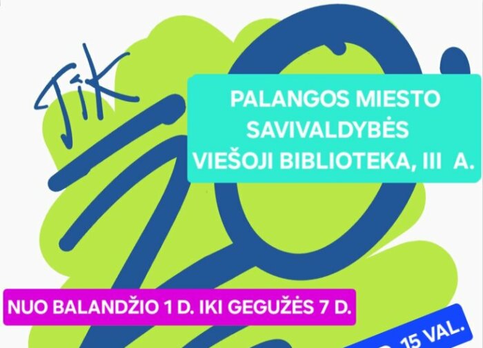  Bibliotekoje - karikatūrų be piešinių paroda „Tik žodžiai“