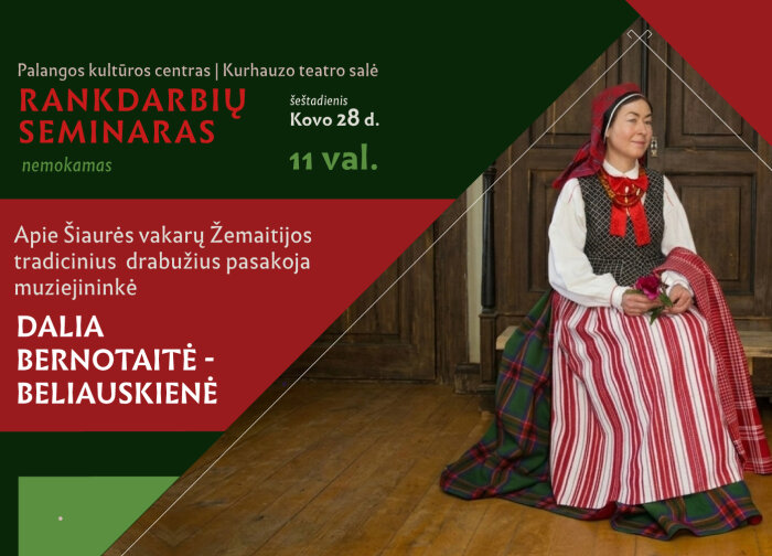 Kviečiame apsilankyti rankdarbių seminare