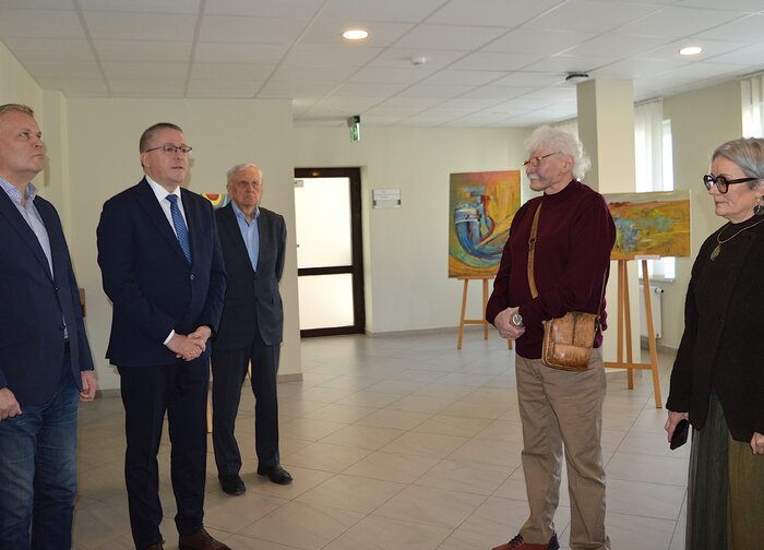 Savivaldybėje - Romo Pauliko tapybos darbų paroda „Palangos suviliotas“