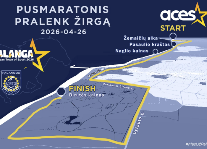 Balandžio 26 d. Palangos sporto centras kviečia dalyvauti pusmaratonyje „Aplenk žirgą“