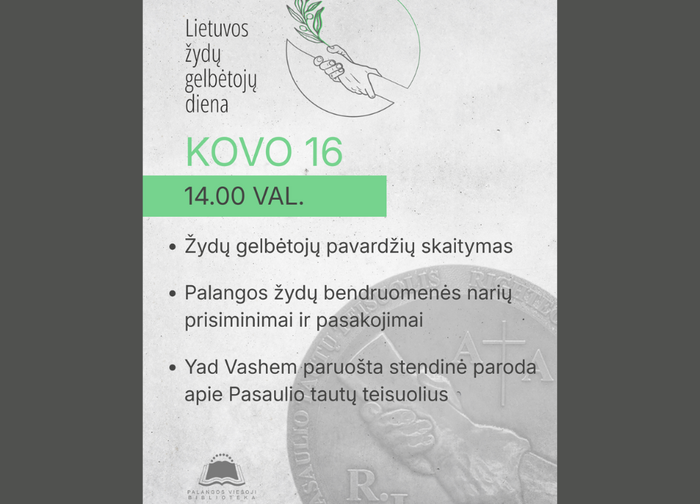 Atminties popietė, skirta Lietuvos žydų gelbėtojams