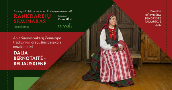 Kviečiame apsilankyti rankdarbių seminare