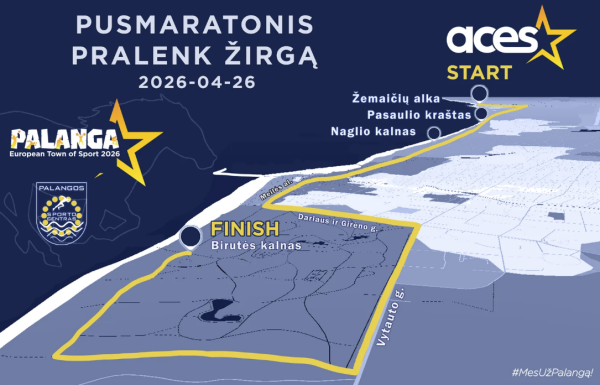 Balandžio 26 d. Palangos sporto centras kviečia dalyvauti pusmaratonyje „Aplenk žirgą“