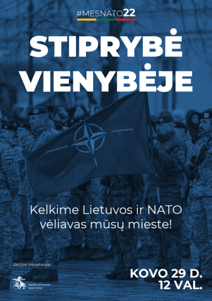 Minint Lietuvos įstojimo į NATO metines Nepriklausomybės aikštėje bei Jūratės ir Kastyčio skvere...