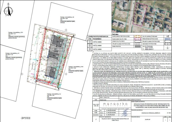 Informuojame apie parengtą detaliuoju planu (TPD registracijos nr. T00076293) nustatytų statybos...