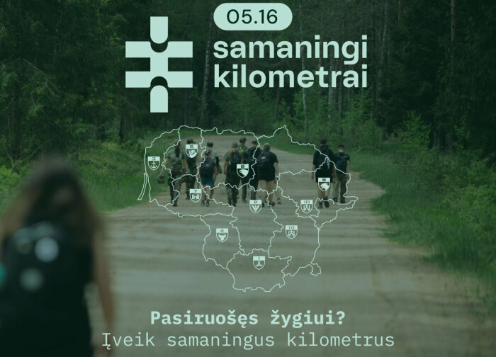 Kvietimas prisidėti prie pilietinės iniciatyvos „Samaningi kilometrai“