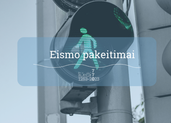 Gegužės 8-10 dienomis Palangoje vyksiančio Gintarinio savaitgalio metu laikinai keičiama eismo...