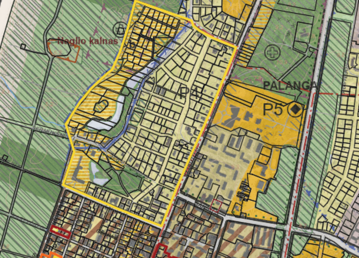 Informacinis pranešimas  apie Palangos miesto bendrojo plano koregavimo (P4 rajone) rengimą