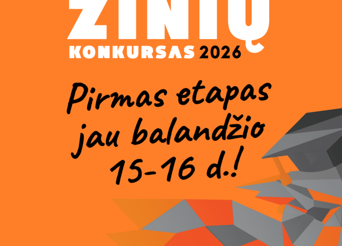 Kviečiame pasitikrinti savo žinias Demokratijos žinių konkurse balandžio 15–16 dienomis