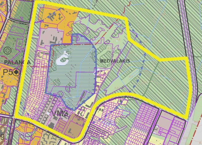 INFORMACINIS PRANEŠIMAS APIE PALANGOS MIESTO BENDROJO PLANO KOREGAVIMO (VM3 RAJONE) RENGIMĄ