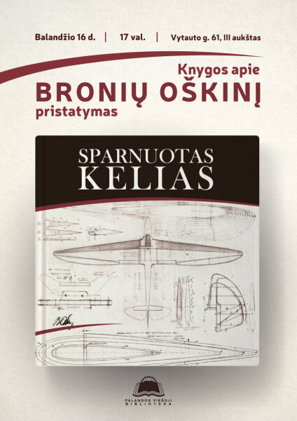 Knygos „Sparnuotas kelias“ pristatymas Palangoje