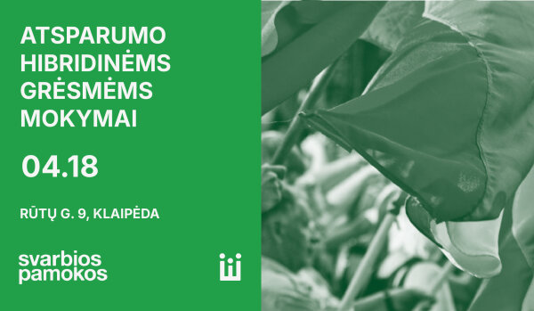 Nemokami Atsparumo hibridinėms grėsmėms modulio ir Pilietinio pasipriešinimo įgūdžių modulio mokymai
