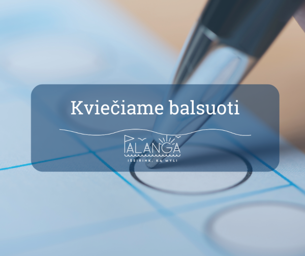 Kviečiame balsuoti už bendruomenės iniciatyvas