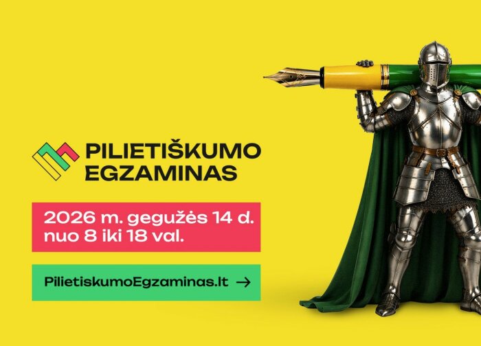 Gyventojai kviečiami registruotis į Pilietiškumo egzaminą