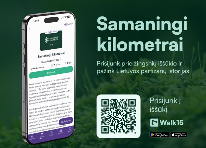 Žygis „Samaningi kilometrai“, skirtas Partizanų pagerbimo, kariuomenės ir visuomenės vienybės...