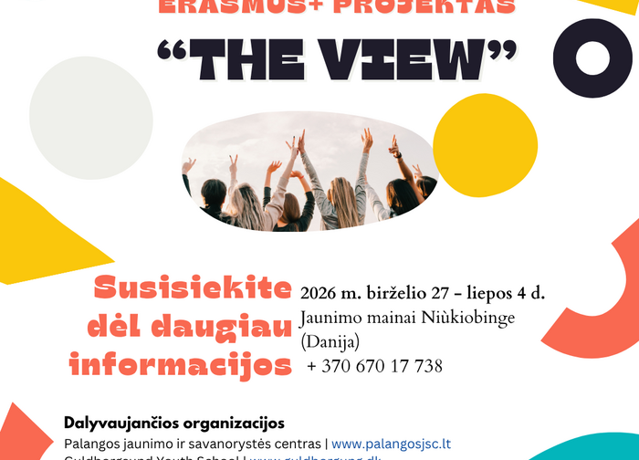 Kviečiame 14-18 metų jaunuolius registruotis ir galbūt dalyvausite Erasmus+jaunimo mainų projekte...