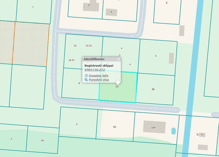 Informuojame, apie gautą prašymą pakeisti žemės sklypo, kurio kadastro Nr. 2501/0016:272,...
