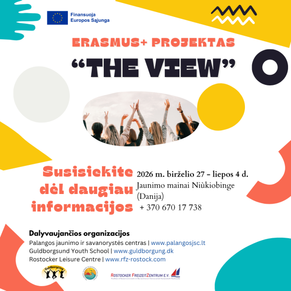 Kviečiame 14-18 metų jaunuolius registruotis ir galbūt dalyvausite Erasmus+jaunimo mainų projekte...
