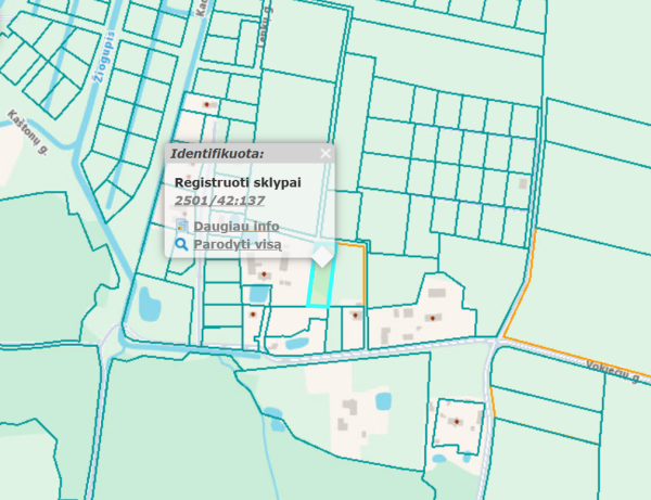 Gautas prašymas pakeisti žemės sklypo, kurio kadastrinis Nr. 2501/0042:137, Palangoje, naudojimo...
