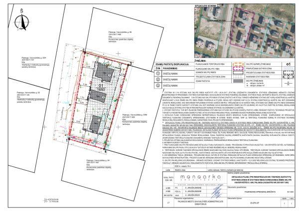 Patvirtintas Žemės sklypo Paliepgirių kel. 73, Palangoje, detaliojo plano (TPD registracijos Nr....