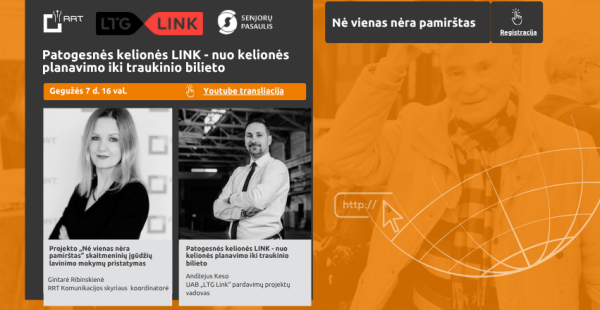 Ryšių reguliavimo tarnyba drauge su skaitmeninių įgūdžių lavinimo projekto „Nė vienas nėra...