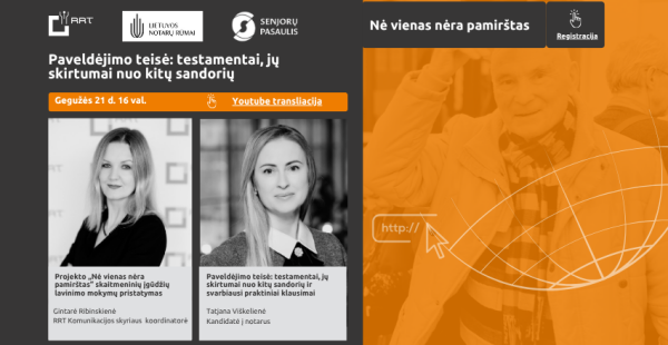 Ryšių reguliavimo tarnyba drauge su skaitmeninių įgūdžių lavinimo projekto „Nė vienas nėra...
