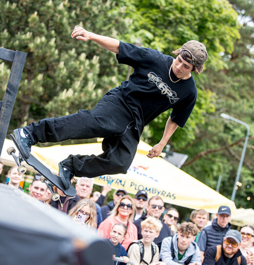 Palangą drebino jau antrasis „Vėjo festivalis“ (Aldo Kazlausko nuotraukos)