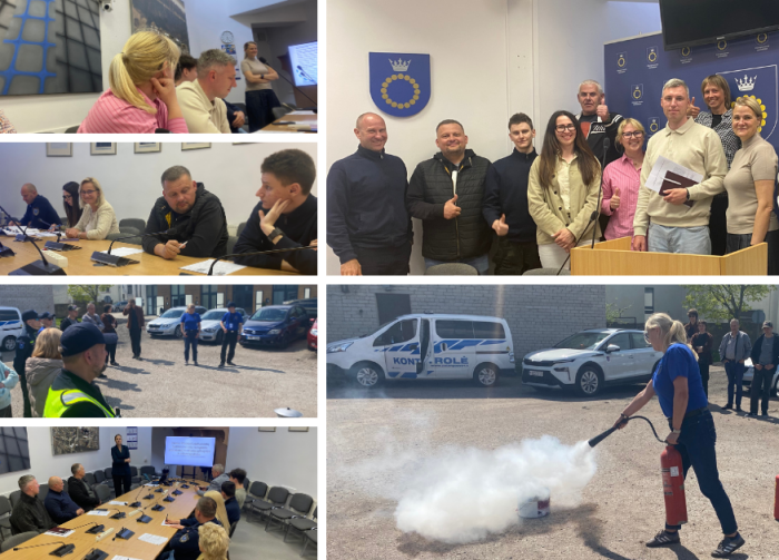Tarnybos darbuotojai gilino profesines žinias ruošdamiesi vasaros sezonui