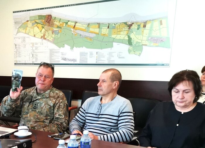 Darbą pradėjo Palangos karo komendantūros komendantas plk. ltn. Petras Milašius