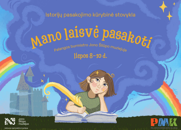 Į Jono Šliūpo muziejų grįžta istorijų pasakojimo kūrybinė stovykla „Mano laisvė pasakoti“