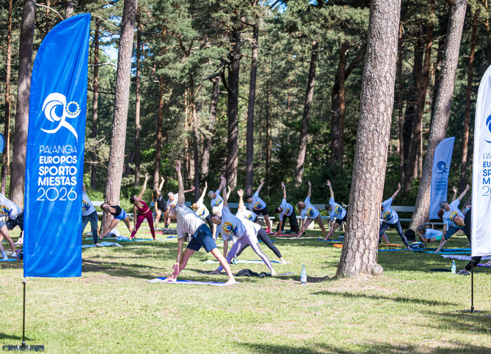 Palangoje paminėta Tarptautinė jogos diena
