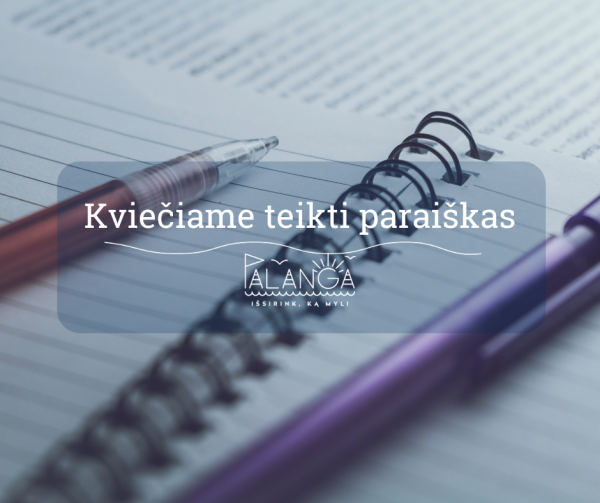 Kviečiame Nevyriausybines organizacijas teikti paraiškas konkuse