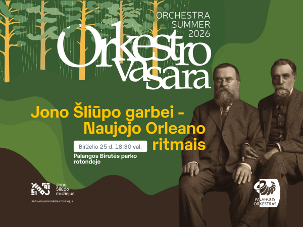 Orkestro vasara 2026: Jono Šliūpo garbei - Naujojo Orleano ritmais